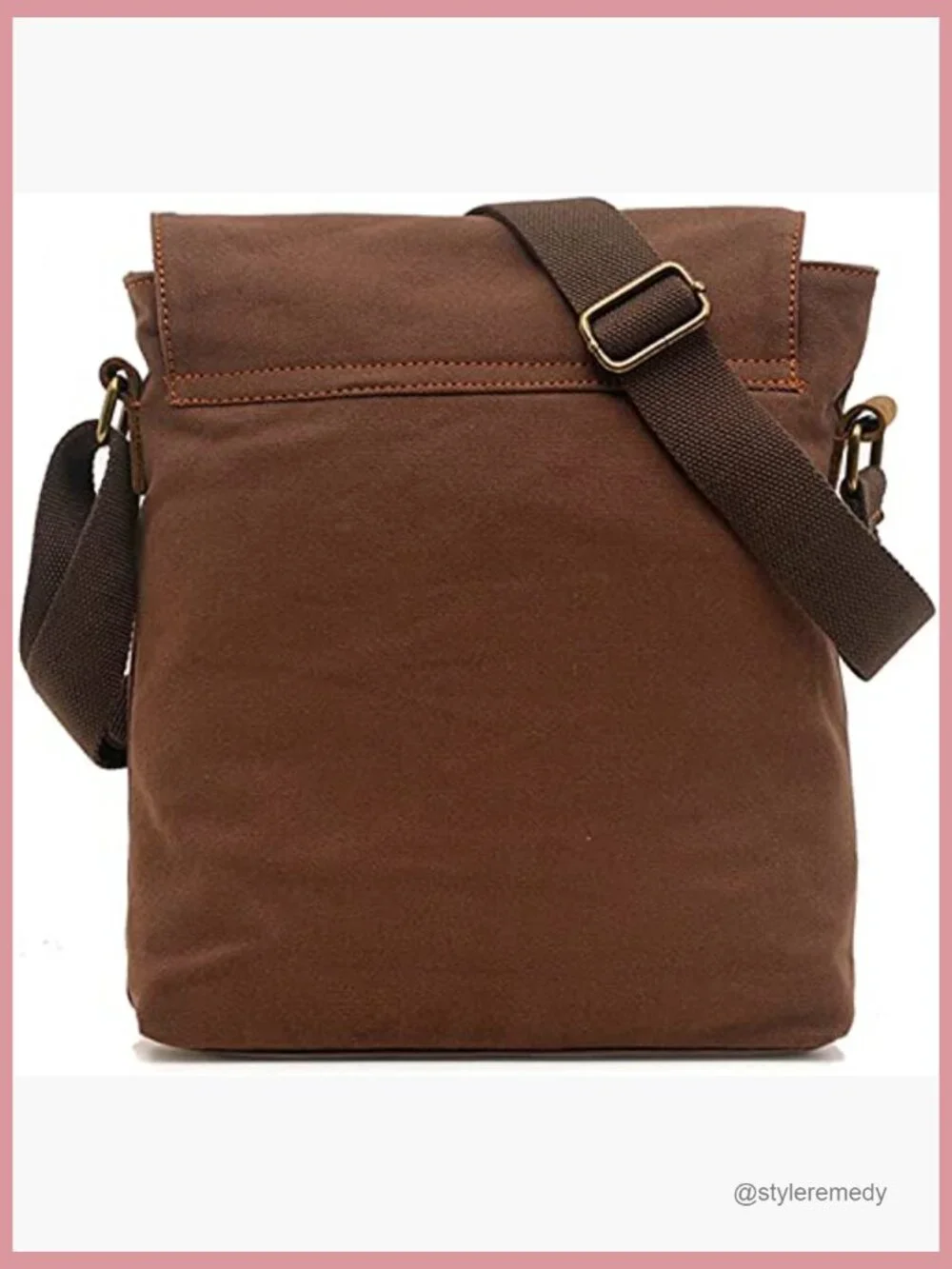 Canvas Messenger Bag Crossbody Shoulder Bag for Men Women Travel Daypack
